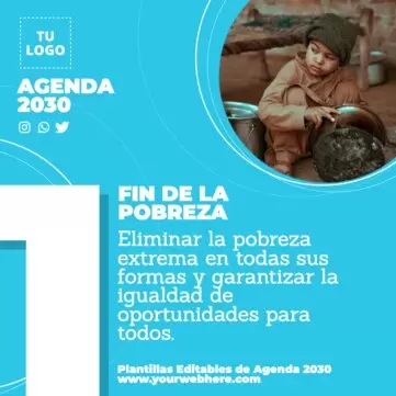 Edita un cartel de Agenda 2030
