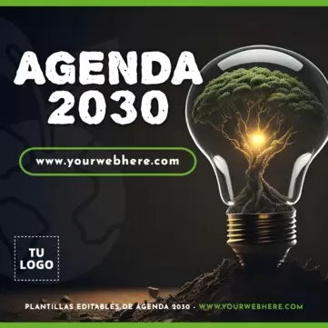 Edita un cartel de Agenda 2030