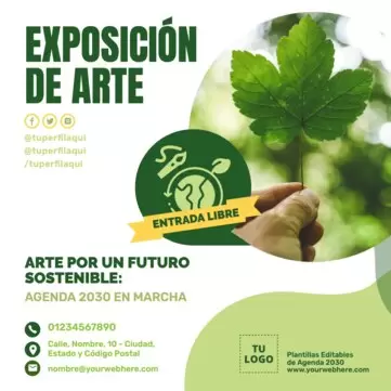 Edita un cartel de Agenda 2030