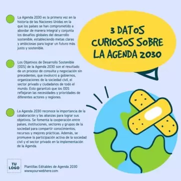 Edita un cartel de Agenda 2030