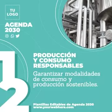 Edita un cartel de Agenda 2030