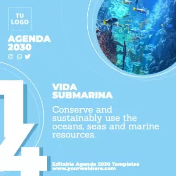 Edita un cartel de Agenda 2030