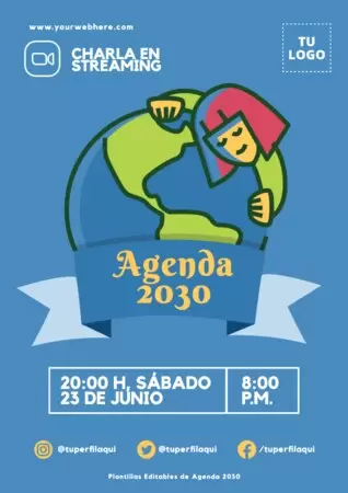 Edita un cartel de Agenda 2030