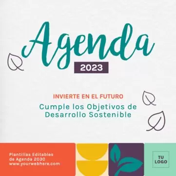Edita un cartel de Agenda 2030