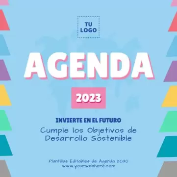 Edita un cartel de Agenda 2030