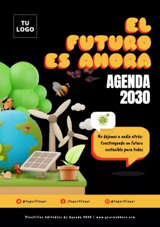 Edita un cartel de Agenda 2030