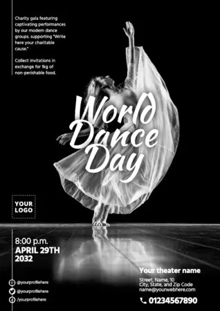 Edit a Dance Day flyer