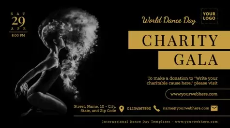 Edit a Dance Day flyer