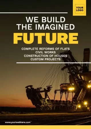 Edite um cartaz de arquitetura