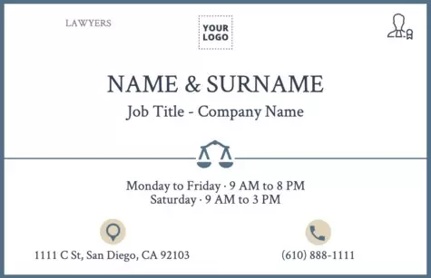 Edit a law office flyer