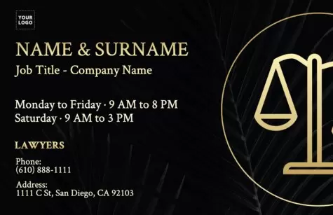 Edit a law office flyer