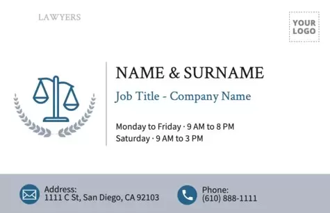 Edit a law office flyer
