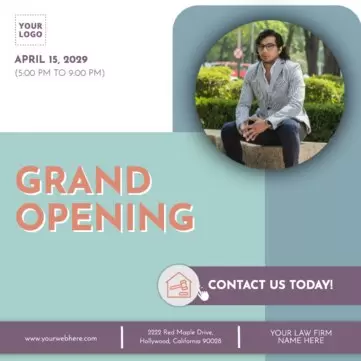 Edit a template for your grand opening
