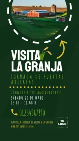 Edita un póster de Visita la Granja