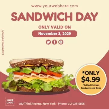 Modifier une bannière de sandwich