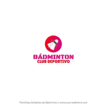 Edita un flyer de Bádminton
