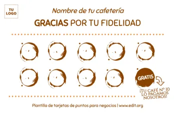 Edita una Tarjeta de Puntos