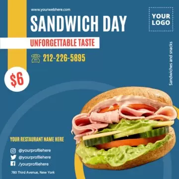 Modifier une bannière de sandwich