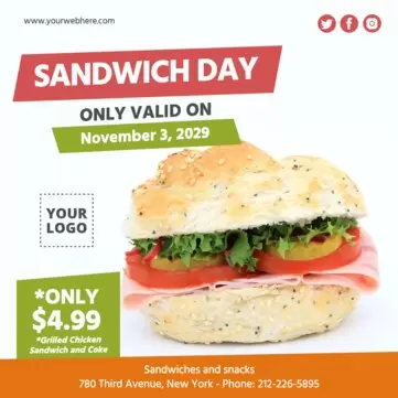 Modifier une bannière de sandwich