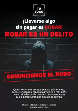 Edita un póster anti-robo