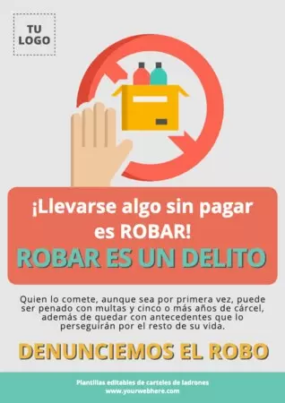 Edita un póster anti-robo