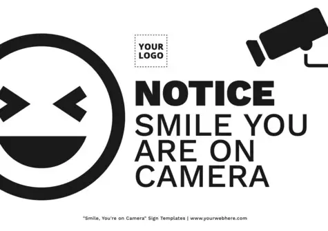 Edit a Smile on Camera sign