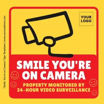 Edit a Smile on Camera sign