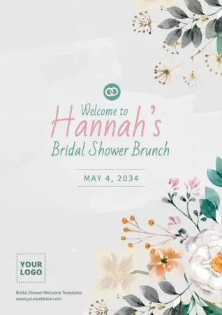 Edit a Bridal Shower template