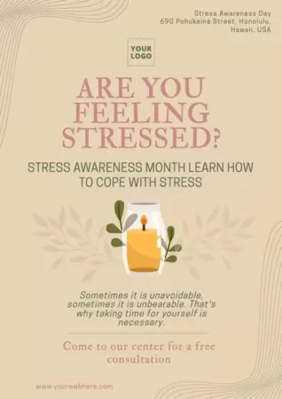 Edit a banner about stress