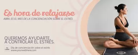 Edita un diseño sobre el estrés