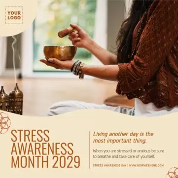 Edit a banner about stress