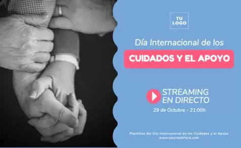 Edita un póster sobre cuidados