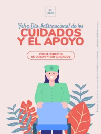 Edita un póster sobre cuidados