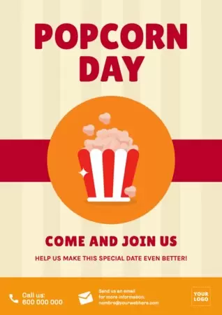  Edytuj projekt na Narodowy Dzień Popcornu