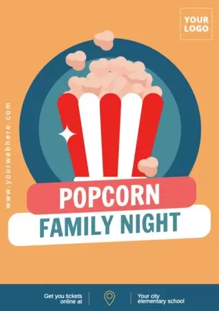 Edit a design for National Popcorn Day