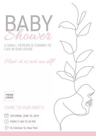 Modifier un prospectus pour une Baby Shower