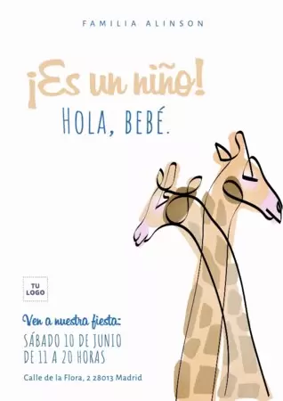 Edita una invitación