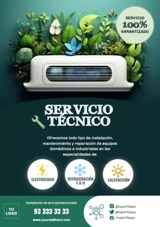 Edita un diseño de Aire Acondicionado