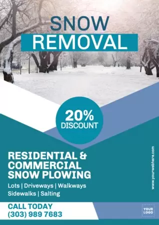 Edit a design for snow removal services