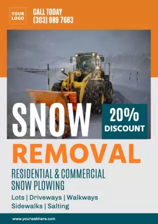 Edit a design for snow removal services