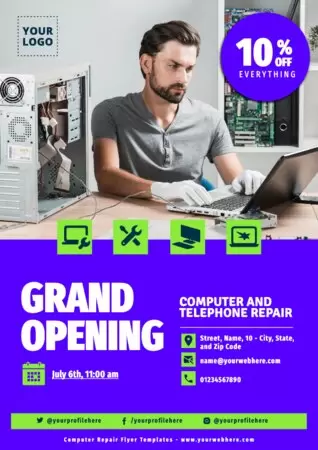 Edit a PC repair banner