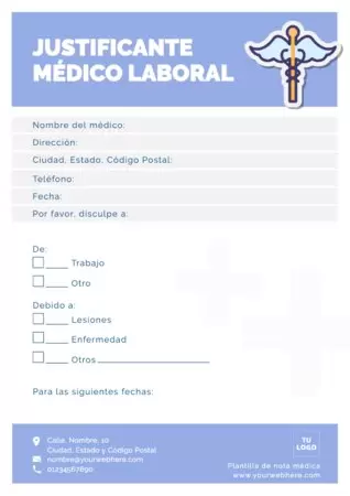 Edita un parte de baja médica