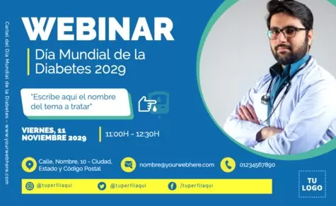 Edita un póster de Diabetes