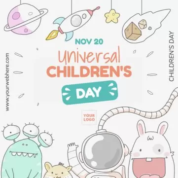 Bearbeite eine Vorlagen zum Weltkindertag