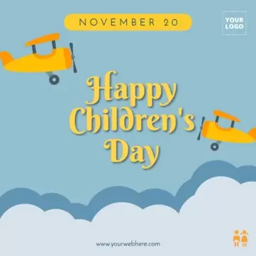 Bearbeite eine Vorlagen zum Weltkindertag