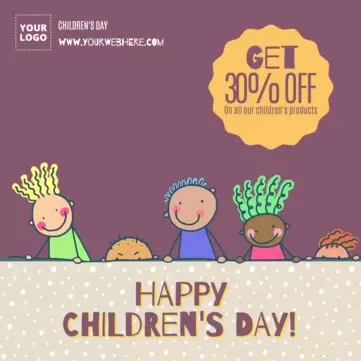 Bearbeite eine Vorlagen zum Weltkindertag