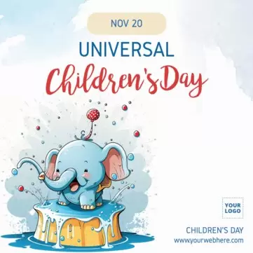 Bearbeite eine Vorlagen zum Weltkindertag