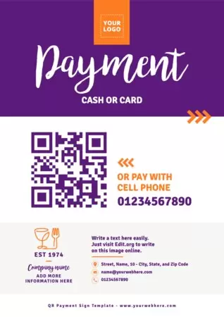 Edit a payment template