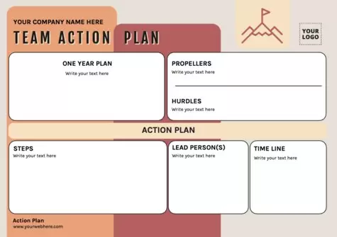 Edytuj szablon strategicznego planu działania