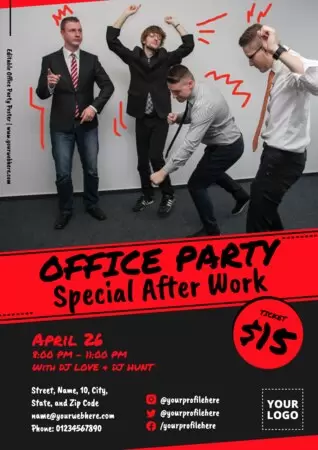 Edit a Company Party poster